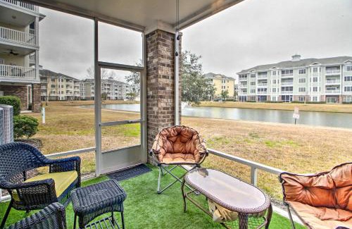 Central Myrtle Beach Apartment | 3 Mi to Ocean Myrtle Beach Condo with Pool Access!