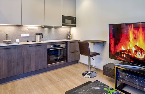 Kaunas Apartment | 3 mins. to the city center & self check-in! Kaunas City Center Deluxe apartments