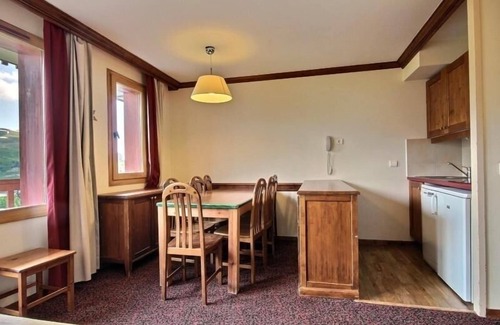 Plagne Soleil Apartment | 3-room apartment at the foot of the slopes with balcony and view