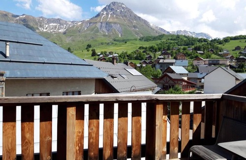 Albiez-le-Vieux Apartment | 300m from ski slopes, 2nd floor, terrace, parking, tv, ski locker, 41m², Albiez Montrond