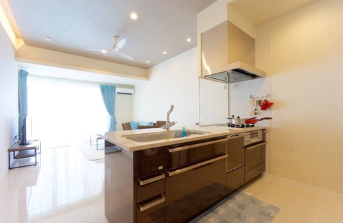 Maeda Apartment | 307 Waves seen from the room on the top floor A - 307/Kunigami-gun Okinawa
