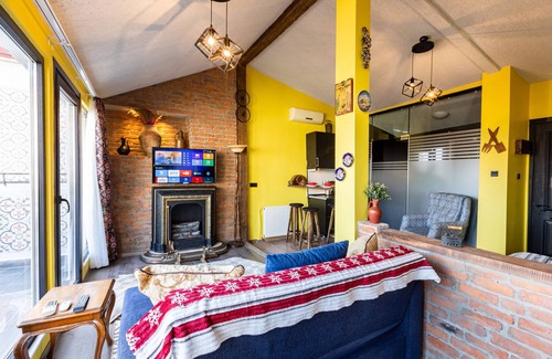Galata Apartment | 30m2 Private Terrace - LoftStudio Bosphorus/Sea View