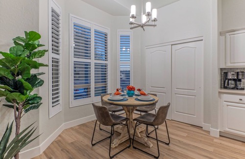 Las Sendas House | 31 Day Rental: Park View, Near Golf & Trails, Comm Htd POOL & Spa, Putt Green, Corn Hole