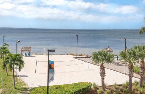 Rocky Point Apartment | 311 · Sophisticated Waterfront Getaway: Pool, Balcony, and Serene Views