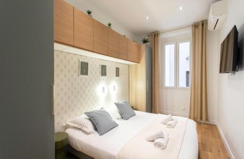 Centre Ville-Gare Apartment | #34 Lamartine Central 3 Bdrs AC balcony 10mins walk to old town
