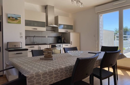 Pleherel-Plage-Vieux-Bourg Apartment | 353 - T2 Lumineux Avec vue Imprenable sur le Cap Fréhel et L'anse du Croc