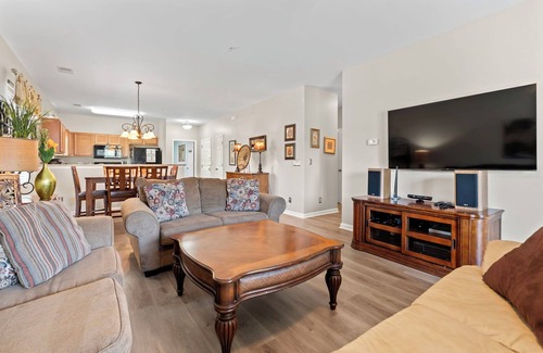 North Myrtle Beach Condo | 3BR Barefoot Resort Condo in North Myrtle Beach! 🐕 Dog Stays FREE
