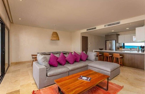 Soliman Bay Apartment | 3BR Beachview at Antal w/Rooftop | Tankah Bay Stay