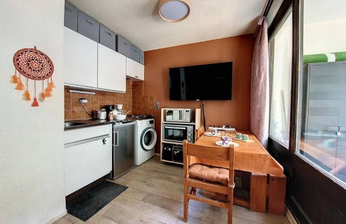 Reberty Apartment | 3rd floor, tv, ski locker, 17m², Les Menuires