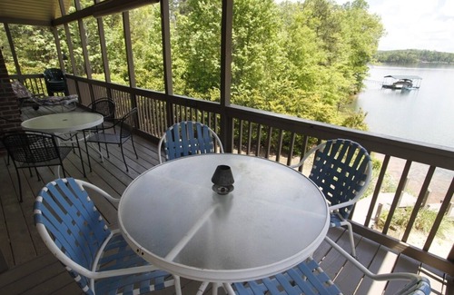 Seneca House | 4/3 Waterfront Home w/Covered Dock, 2 Decks, Pet Friendly. Long view on lake.