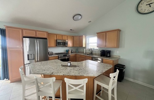 North Topsail Beach House | 4-bedroom soundside house with private dock and easy beach access