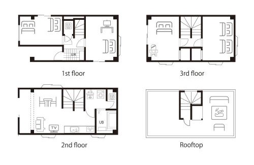 Nakano House | 4 bedrooms cozy house, 5 min JR train to Shinjuku, GRADIA Koenji