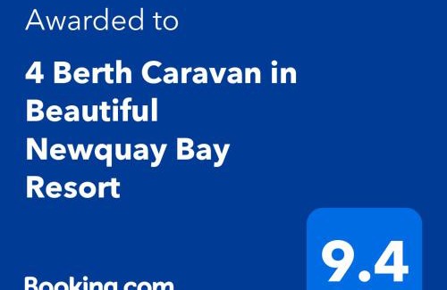 Newquay Apartment | 4 Berth Couples and Family Caravan in Beautiful Newquay Bay Resort