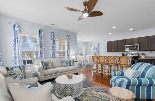 North Myrtle Beach House | 4 BR Coastal Escape- Sleeps 12- Beautiful Design