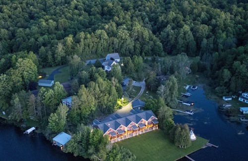 Ludington Condo | #4 Lake Front Condo - Hamlin Lake, Ludington, MI - 10 Guests