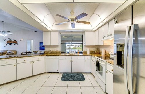 Port Charlotte House | 4 Mi to Port C Beach Park! Classy Canal-Front Home