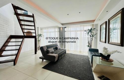 Cabo Frio Apartment | 401 Cobertura c JACUZZI priv AC BEIRA MAR
