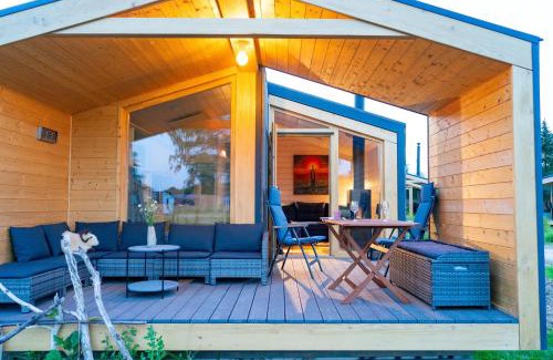 Bleckede House | 408-Kleinis Tiny House mit Kamin bis 4 Pers