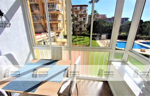 Benalmadena Costa Apartment | 47 Hercules Estudio. Vistas al jardín y la piscina. Cercano al centro. Excelente ubicación.