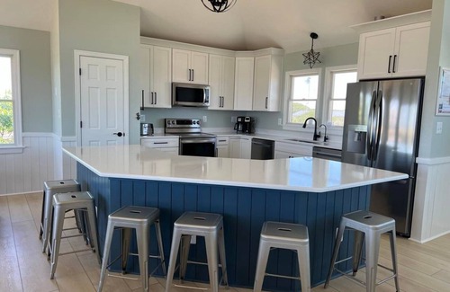 Carova Beach House | 4x4 OBX Beach House with pool & hot tub, horses, steps to the beach!