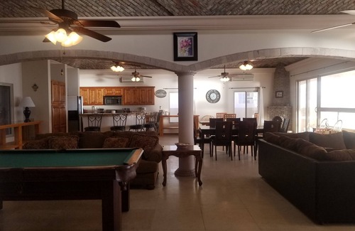 Puerto Penasco House | 5 BDRM 5.5 BATH POOL TABLE PRIVATE GATED GUARDEDn 4X4s allowed Huge kitchen!