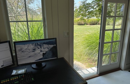 Suffolk County House | 5-bedroom home on water with dock, office, bunk room in lovely Shelter Island!