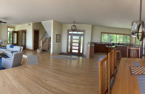 Leland House | 5-bedroom home overlooking Lk Mich. South of Leland.