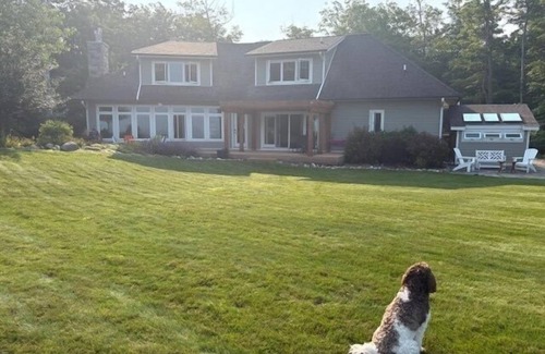Leland House | 5-bedroom home overlooking Lk Mich. South of Leland.