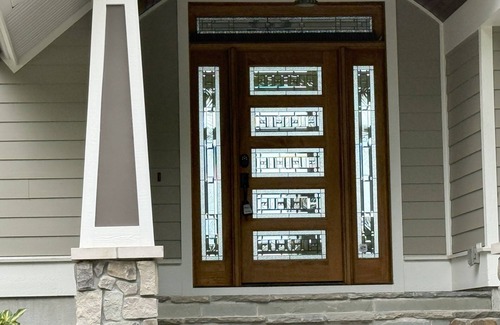 Leland House | 5-bedroom home overlooking Lk Mich. South of Leland.