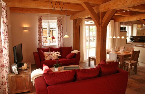 Borgerende Apartment | 5* half-timbered FH fireplace sauna WLAN 250m to the beach