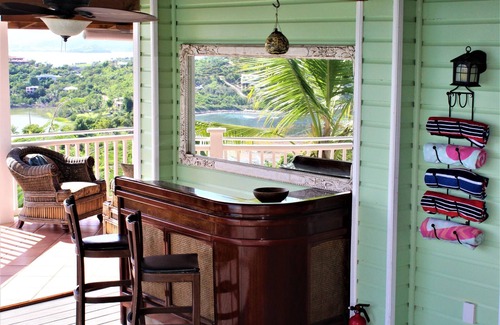 Estate Chocolate Hole and Great Cruz Bay Villa | 5 Large Bedrooms/5 Bathrooms. Private Pool, Stunning Ocean Views.