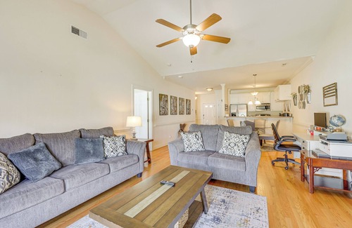 Rocky Mount House | 5 Mi to Rocky Mount Mills: Modern Retreat w/Patio