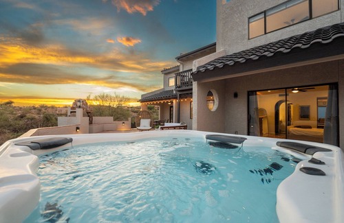 Cimarron Foothills Estates House | 5BR Tucson Retreat w/Pool, Spa, Game Room, Views