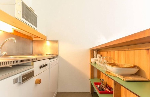 Arc-2000 Apartment | 5th floor, view mountain, balcony, tv, 28m², Les Arcs