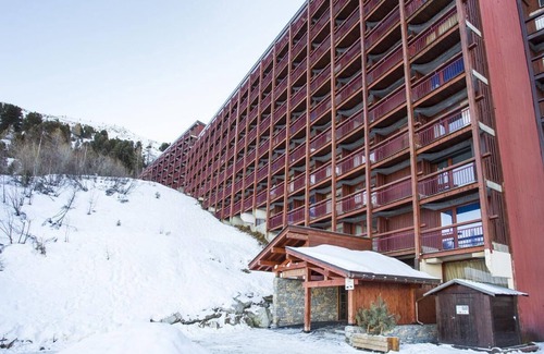 Arc-2000 Apartment | 5th floor, view mountain, balcony, tv, 28m², Les Arcs