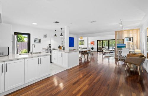 Poinsettia Heights House | 7 Minutes to Beach Saltwater Pool Open Floor Plan