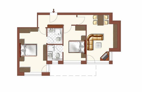 Volderau Apartment | 70 m² Apartment ∙ 2 bedrooms ∙ 5 guests