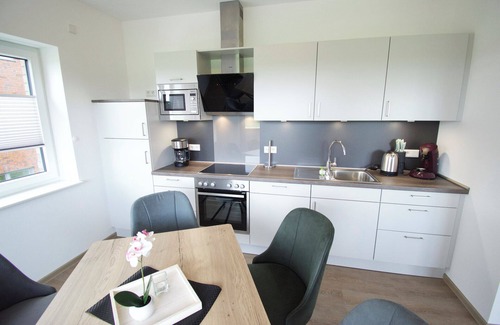 Norddeich Apartment | 71 m² Fewo, 4 Personen , 1 Schlafzimmer, Wohnschlafzimmer