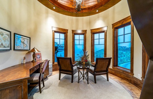 Deer Valley House | 8 Bedroom Deer Valley Masterpiece with endless views. Theater, hot tub, game room, ski-in/out