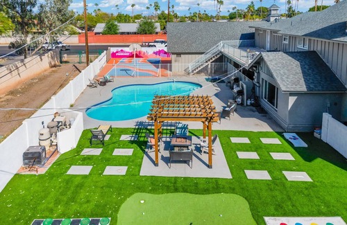 Mesa House | 8 Bedroom Mansion w/Heated Pool | Spa & Games