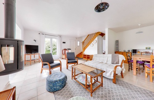 Saint-Gildas-de-Rhuys Ski Chalet | 800 m from beach – house for 4 adults and 2 children