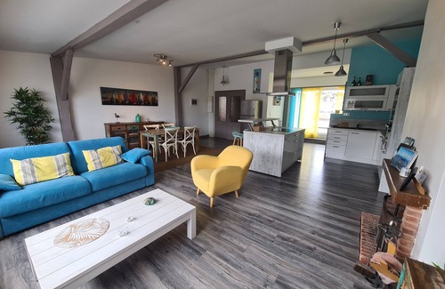 Fecamp Apartment | 80m² apartment with south-facing terrace, sea and harbor view
