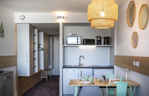 Arc-2000 Apartment | 8th floor, balcony, 28m², Les Arcs