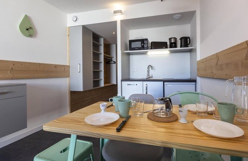 Arc-2000 Apartment | 8th floor, balcony, 28m², Les Arcs