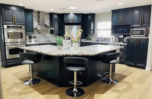 Enterprise Villa | 9 mins to Strip w Pool,Basketball,Firepit & Games