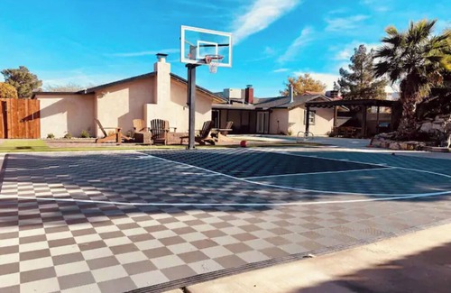 Enterprise Villa | 9 mins to Strip w Pool,Basketball,Firepit & Games