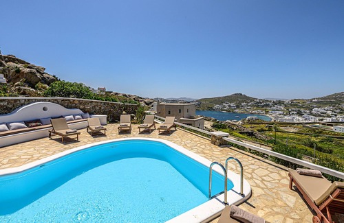 Psarou Villa | 9 Muses Villa Thalia 5 BR with private pool!