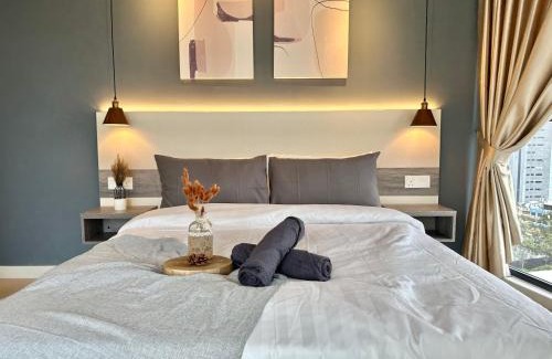 Pudu Apartment | 9 Pax Continew 2R2B Premium Amenities 10mins to KLCC TRX