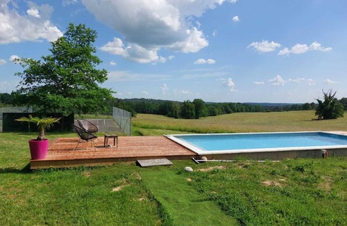 Lunas House | A 10 km de Bergerac, Maison de Campagne Avec Piscine et Tennis Privés