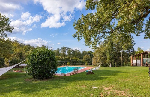 Chiusdino Villa | A beautiful 17th century stone farmhouse with spacious garden and private pool , family friendly